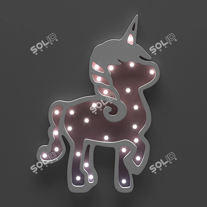 Glowing Guardian Night Light 3D model image 2