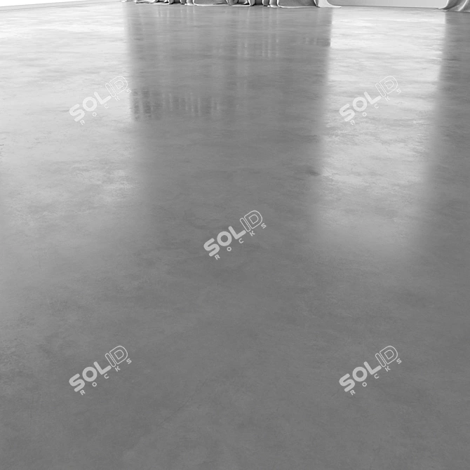 Polished Concrete Floor: High-Quality Material & Textures 3D model image 3