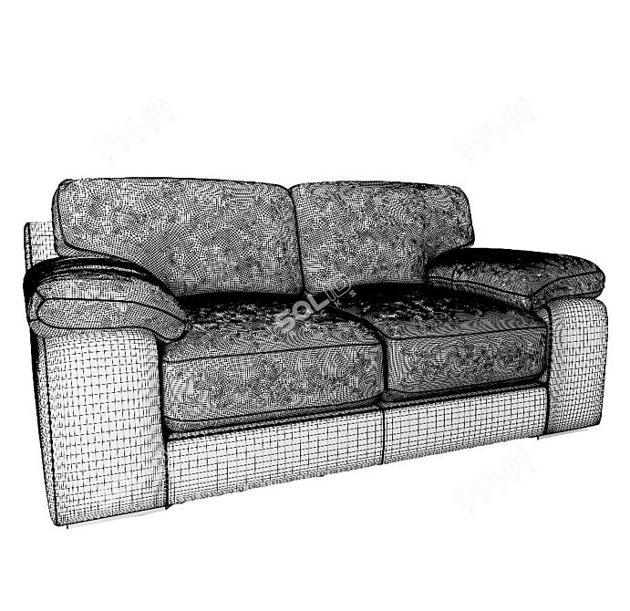 Modern Madrid Sofa 3D model image 4