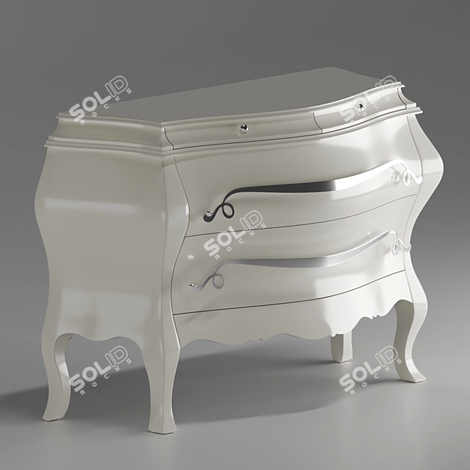 Elegant Zari Maya Chest: Organize in Style 3D model image 3