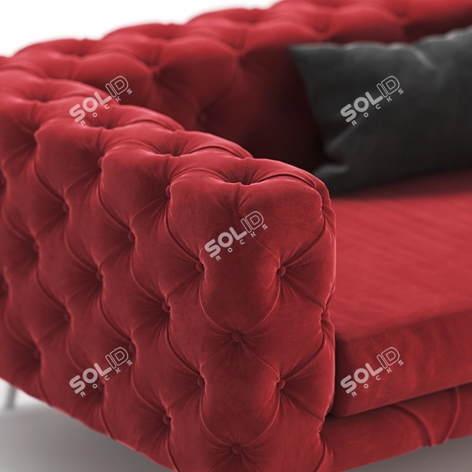 Modern Lounge Armchair 004 3D model image 2