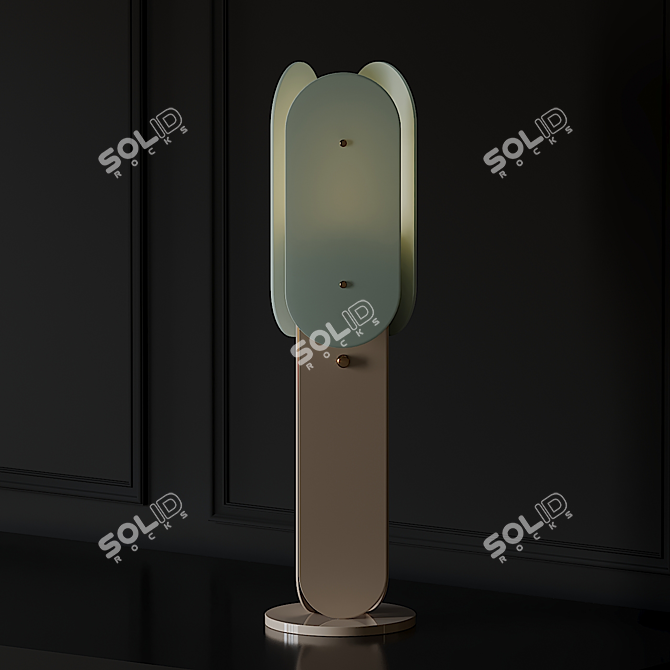 Elegant ARCH Floor Lamp by Douglas & Bec 3D model image 3