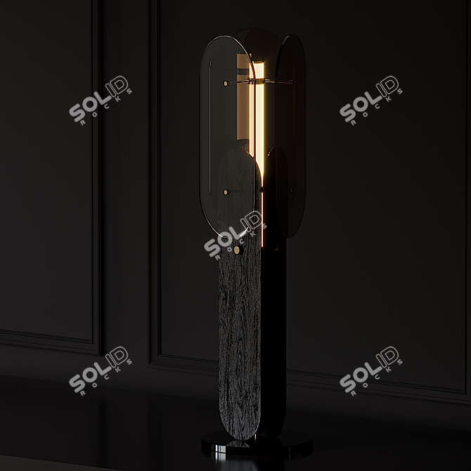 Elegant ARCH Floor Lamp by Douglas & Bec 3D model image 5
