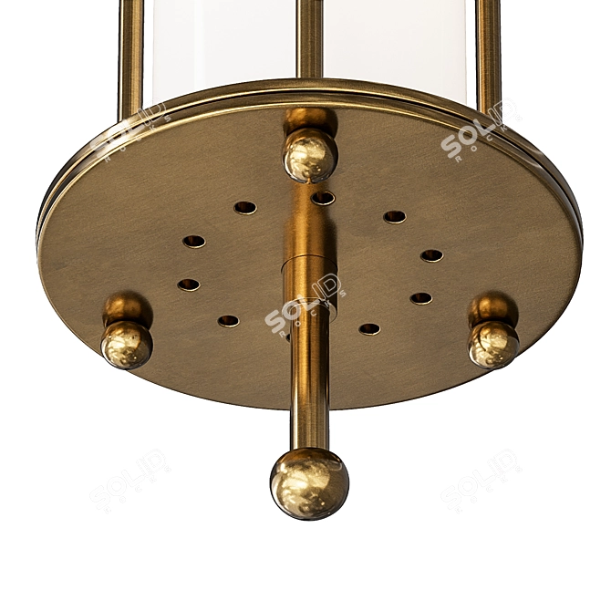 Elegant Arteriors London Pendant 3D model image 3