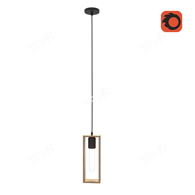 Eglo Littleton Pendant Light 3D model image 3