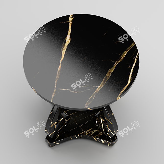 Elegant Geometric Table 3D model image 3