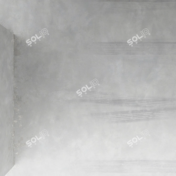 Parking Concrete Floor: High-Quality Material & Textures 3D model image 2