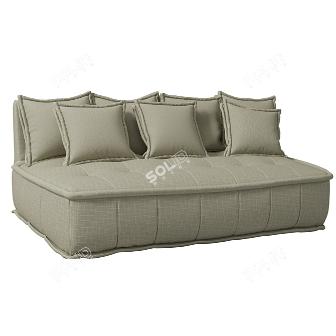 Alta Bay Window Sofa - Elegant and Spacious 3D model image 3