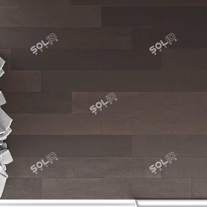 Brooklyn Firestop Oak Wood Floor 3D model image 2