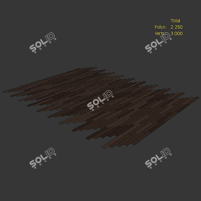 Brooklyn Firestop1 Oak Wood Floor 3D model image 4