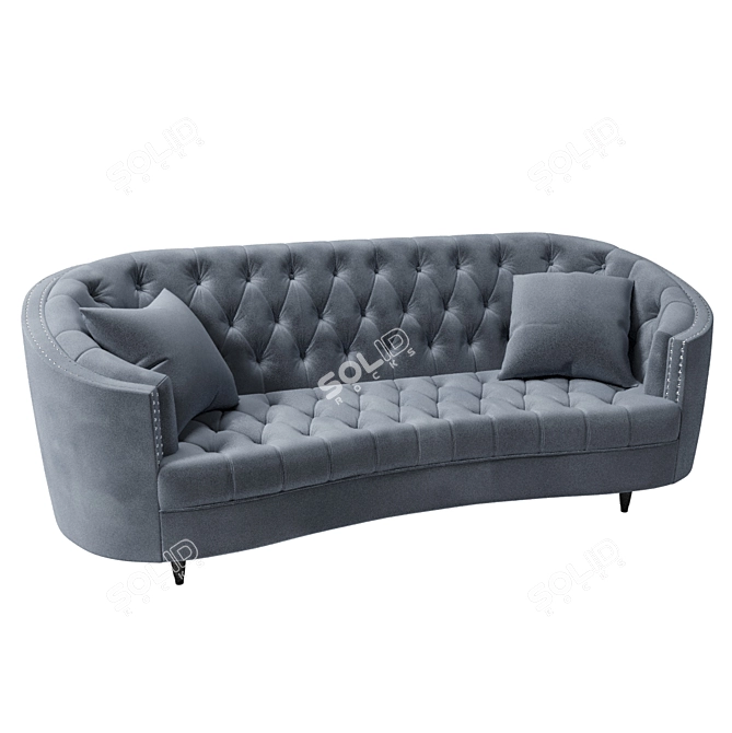 Luxurious Lounge: Ambra Sofa 3D model image 1