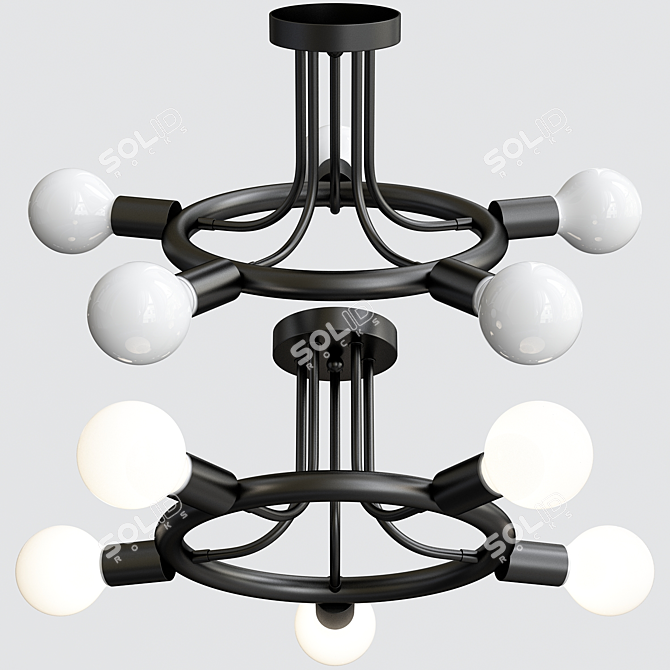 Arte Lamp Highgarden Pendant - Elegant Lighting Fixture 3D model image 1