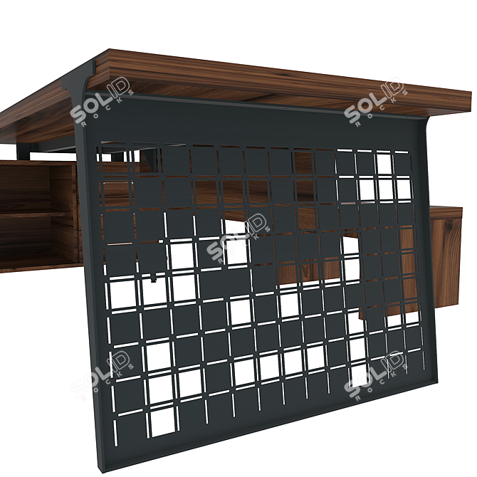 Zenon Executive Table Set 3D model image 3