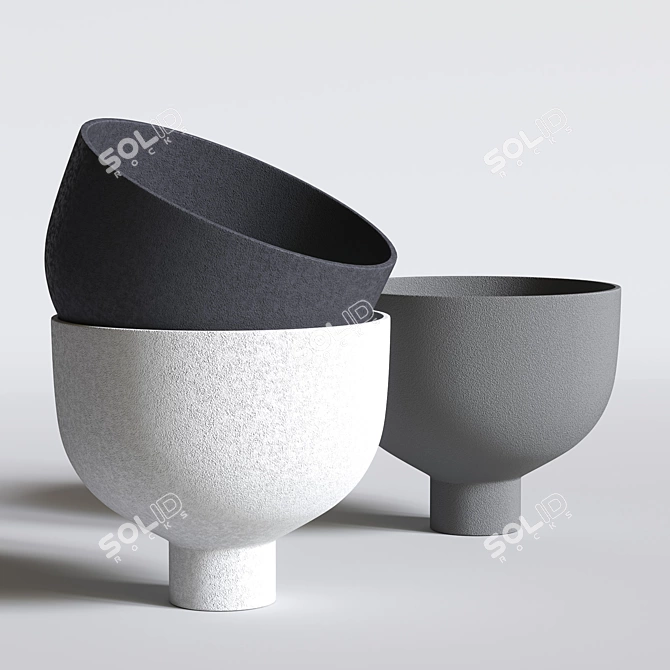 Sophisticated Elegance: Kelly Hoppen Decor Set 3D model image 3