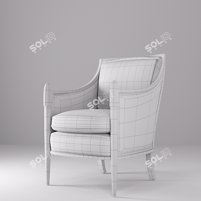 Comfy Cosmo Armchair 3D model image 2
