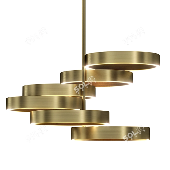 Ethereal Light Pendant 3D model image 1