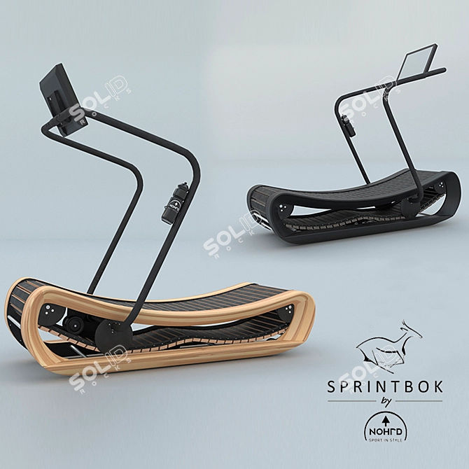 NOHrD Bike & SprintBok: Ultimate Sports Equipment 3D model image 3