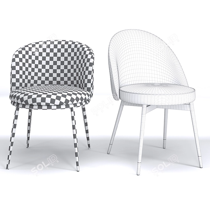 Elegant Eichholtz Chair Set - Impressive Design & Versatile Color Options 3D model image 5
