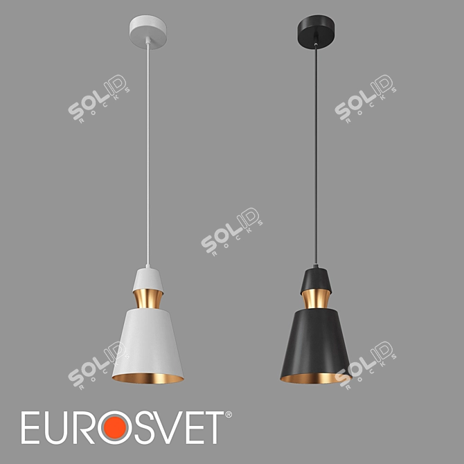Elegant OM Pendant - Eurosvet 50172/1 3D model image 1