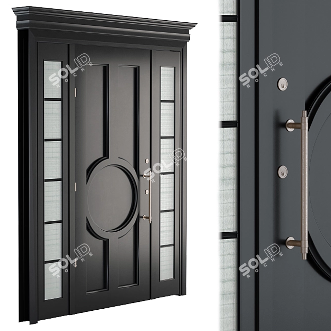 NeoClassic: Timeless Elegance for Your Entrance 3D model image 1