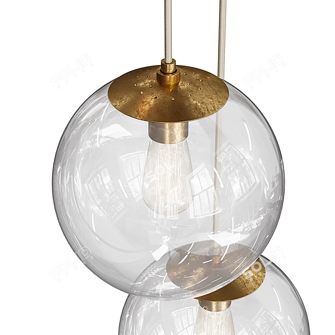 Title: ARTE CLOUD Pendant Light 3D model image 3