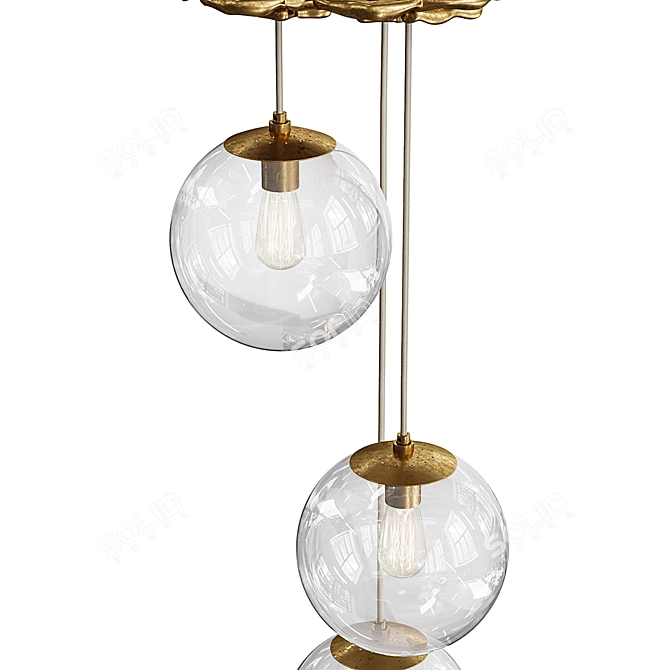 Title: ARTE CLOUD Pendant Light 3D model image 4