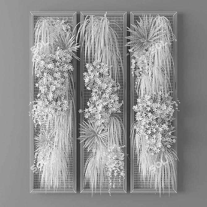 EcoVert Vertical Garden Kit 3D model image 3