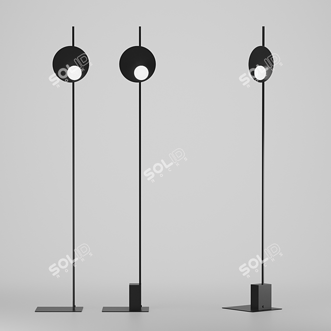 Versatile LED Floor Lamp- AXOLIGHT KWIC 3D model image 4