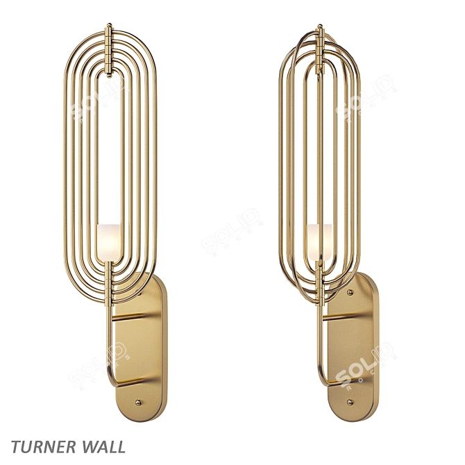 DelightFULL Turner Wall Light 3D model image 1