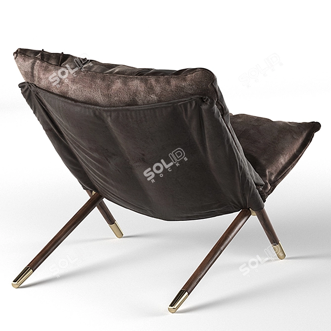 Amir Sayyadi Armchair: Sleek Design and Ultimate Comfort 3D model image 9