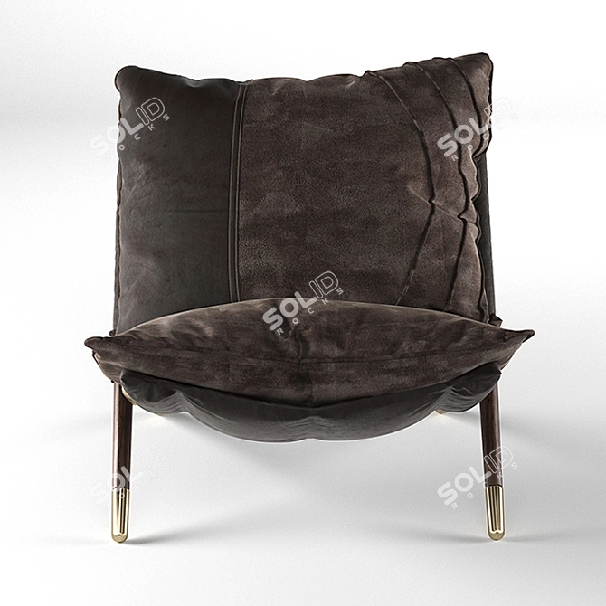 Amir Sayyadi Armchair: Sleek Design and Ultimate Comfort 3D model image 10