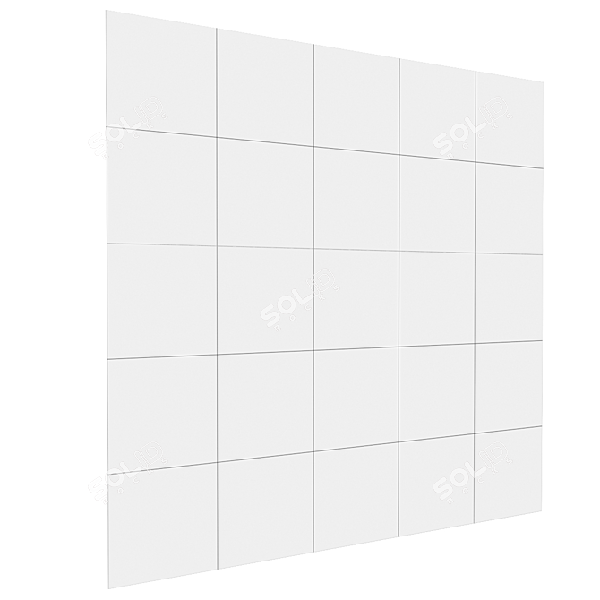 LOFT Metallic Multitexture Ceramic Tile 3D model image 3