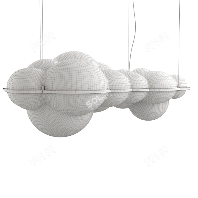 London Sky Pendant Light 3D model image 2