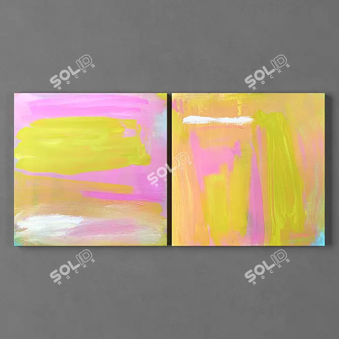 Creative Frames: 2-Piece Collection 3D model image 1