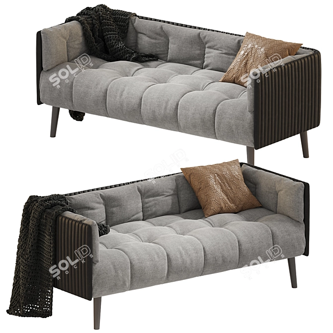 Elegant Martex Inattesa Sofa 3D model image 1