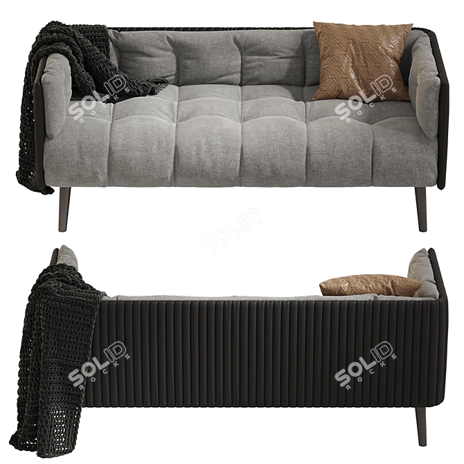 Elegant Martex Inattesa Sofa 3D model image 2