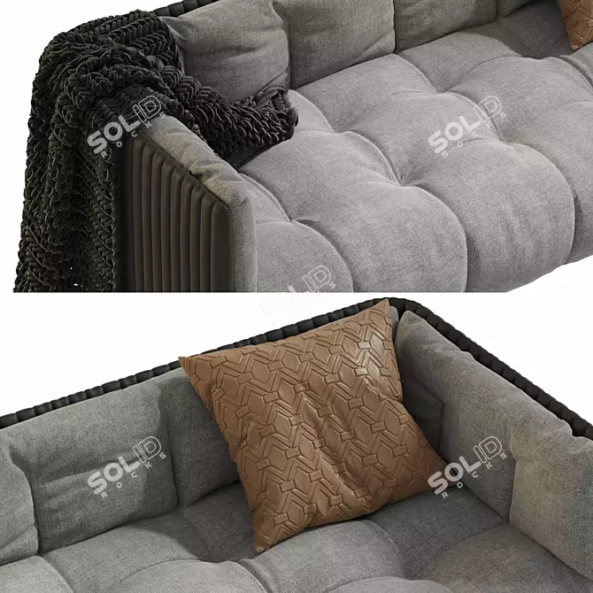 Elegant Martex Inattesa Sofa 3D model image 3