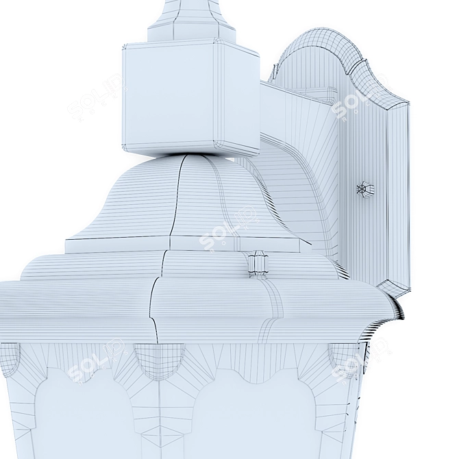 Maytoni Oxford Outdoor Wall Light 3D model image 5