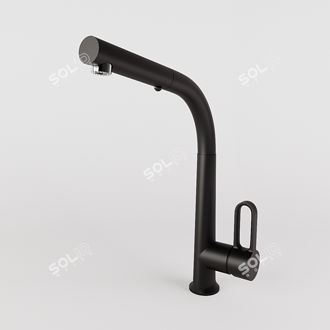 Sleek FIMA F7026 Kitchen Faucet 3D model image 1