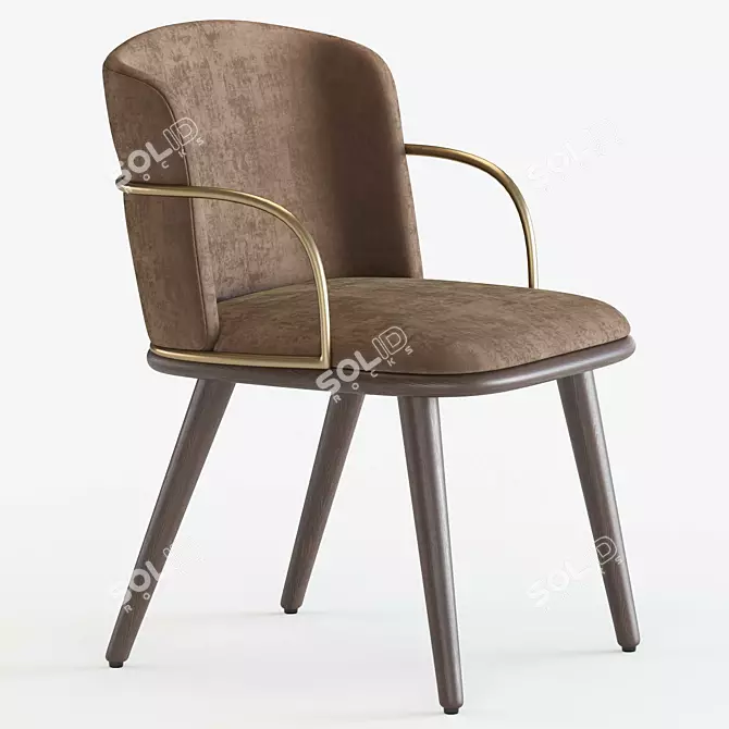 Arven Chair: Elegant and Contemporary 3D model image 3