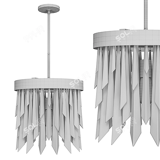 Elegant Chandelier: Arteriors' Waldorf Beauty 3D model image 5