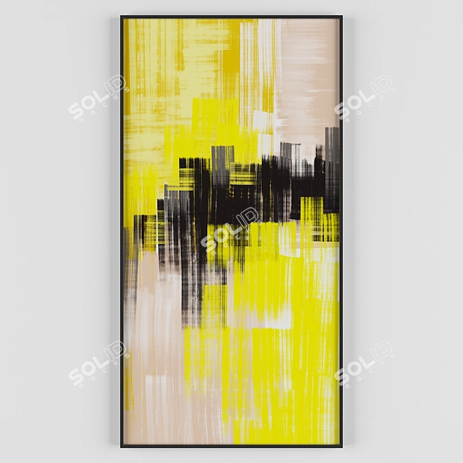 High-Resolution Abstract Art Print 3D model image 1