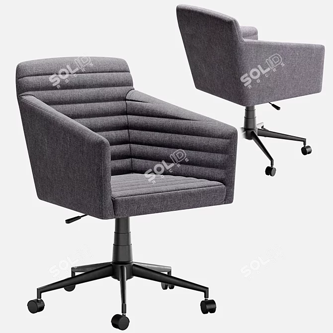 Zuo Modern Bronx Ergonomic Chair 3D model image 1