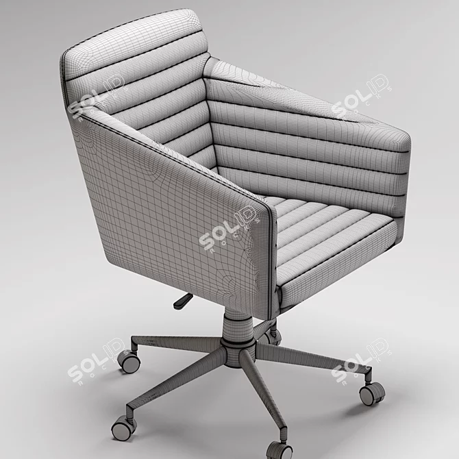 Zuo Modern Bronx Ergonomic Chair 3D model image 5