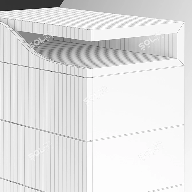 Reflex SEGNO | High Chest of Drawers 3D model image 4