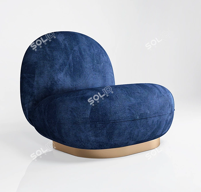 Pacha Chair: Iconic Elegance in Comfort 3D model image 1