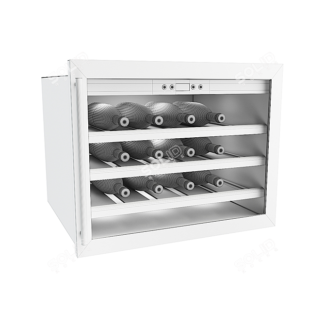 Luxury WineSafe Storage Solution 3D model image 3