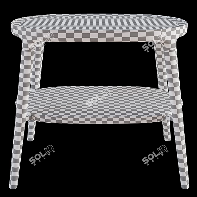 Romeo Giorgetti Bedside Cabinet: Sleek & Sophisticated 3D model image 3