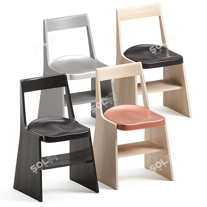 Fronda Chair with Storage | MATTIAZZI 3D model image 1