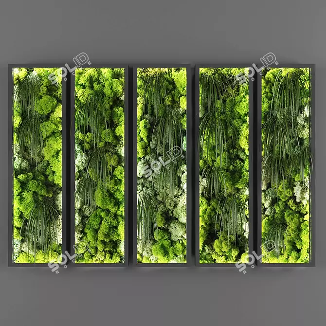 Phyto Wall 064: Vertical Garden Solution 3D model image 1